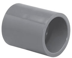 LASCO 829-015 Slip x Slip Schedule 80 PVC Coupling 1-1/2 Inch