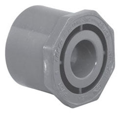 LASCO 837-292 Reducer Bushing Flush Style SPxSlip 2.5x2 inches Gray