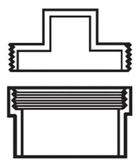 Lasco D112030 3 Fitting Cleanout Adapter With Plug