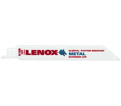 Lenox 20566 6 in. 18 TPI Bi-Metal Reciprocating Saw Blade Pack of 5