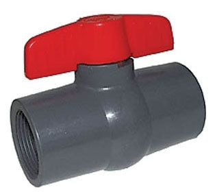 Legend Valve 201-428 2 FPT x FPT 150 PSI CWP Lead-Free Gray UPVC T-Handle Compact Ball Valve