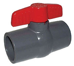 Legend Valve 201-436 1-1/4, Solvent x Solvent, 150 PSI CWP, Lead-Free, Gray UPVC, T-Handle, Compact, Ball Valve