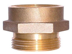 Legend Valve 322-644 1-1/2 x 1-1/2, FPT x MPT, Forged Brass, Nipple, Hex, Fire Hose Fitting