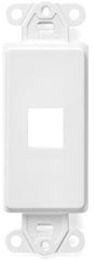 Leviton 41641-W QuickPort Decora Insert, 1-Port, White