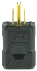 Leviton 5256-VB Plug Industrial Grade 15 Amp 125 Volt NEMA 5-15P