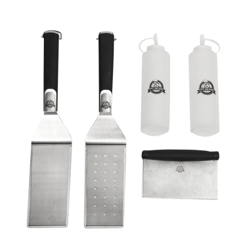 Pit Boss 20010 5-Piece Stainless Steel Griddle Kit