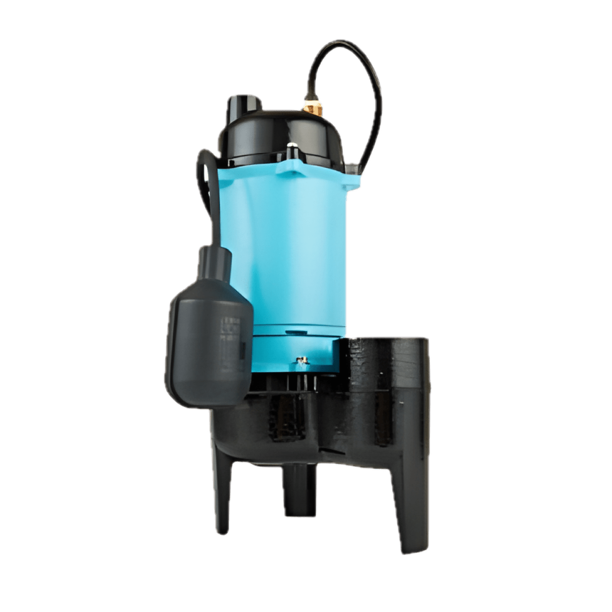 Little Giant 511256 1/2 Hp Sewage Pump, 115V, 10 Ft Cord, 2 Discharge, Automatic Operation