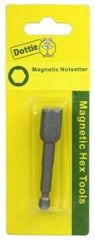 LH DOTTIE MT8C Magnetic Hex Tool, Drive Bit Insert Type, 1-3/4 in Overall Length, 1/4 in Drive Size