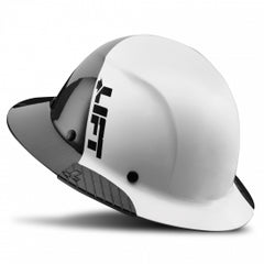 LIFT SAFETY HDF50C19HC DAX 50 Full Brim Carbon Fiber Hard Hat - Hi-Viz