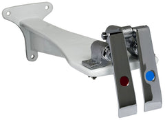 American Standard 7676.129 Self-closing Double Knee-action Valve With Wall Mount Bracket