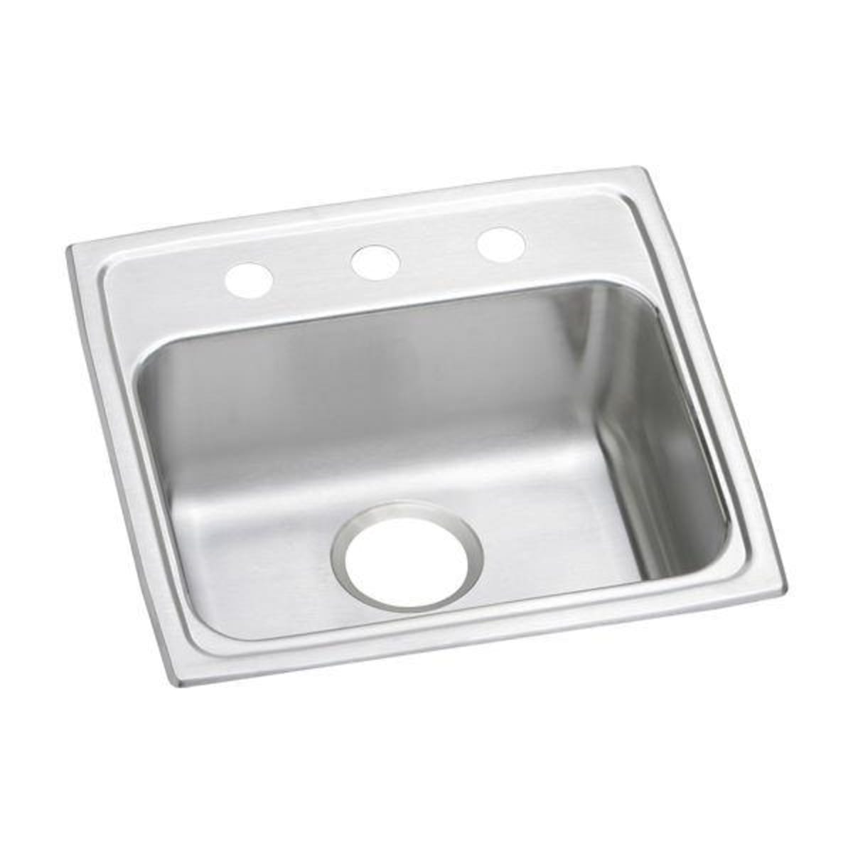 Elkay LRAD1918401 Lustertone Classic Stainless Steel 19 x 18 x 4 Drop-In Sink