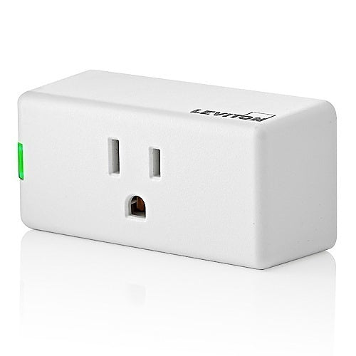 Leviton D215P-1BW Decora Smart Indoor Plug, 120V, White