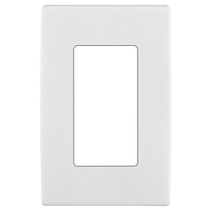 Leviton REWP1-WW RENU 1-Gang Screwless Snap-On Wallplate, White