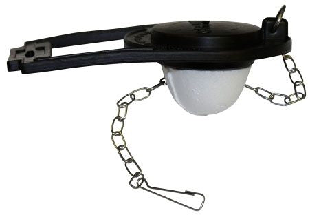 Korky 57BP Rubber Flapper with Stainless Steel Chain for 3-111/3-112/3-113 Crane Toilet (10 per Blister)