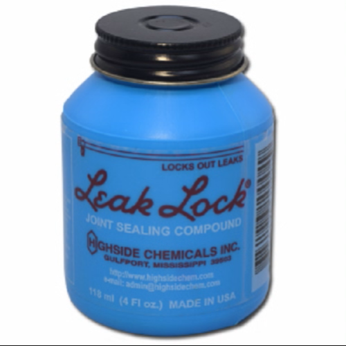 Highside Chemicals 10004 Leak Lock 4 oz Brush Top Jar Pipe Joint Compound