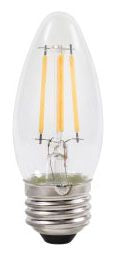 LEDVANCE LED4B10BLUNTDIM927CL13YTLBL2/40793 Sylvania LED Natural TruWave B10, 4W, Dimmable, 2700K