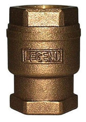 Legend Valve 105-447NL In-Line Spring Check Valve 1-1/2 Inch