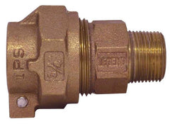 Legend Valve 313-235NL 1 x 1, IPS Pack Joint x MPT, 100 PSI, Lead-Free, Bronze, Straight, Coupling