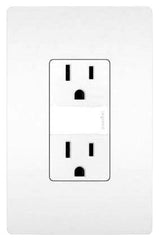 Legrand-Pass & Seymour NTL885TRW N LITE+2 15A TR OUTLETS+LOUVR WH