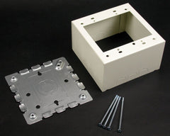 Wiremold 5744S-2WH Steel Deep Device Box 2-Gang White