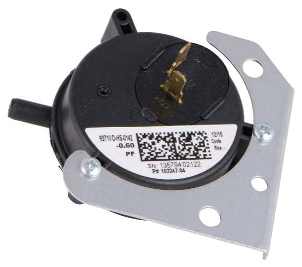 ALLIED AIR Allied Air 103247-04 Pressure Switch 0.6 Inch WC (80W52)