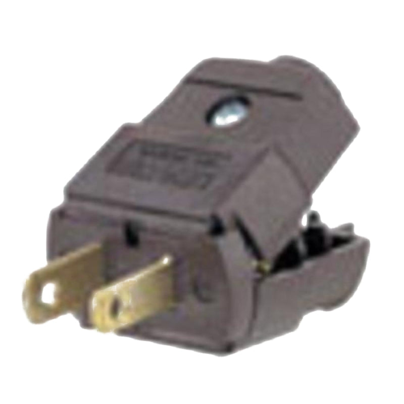 LEVITON Leviton 035-00101-2BP 2-Wire 2-Pole Hinged Cord Plug 15A 125V (Each)