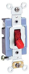 Leviton 1201-PLR Single Pole Pilot Light, Red