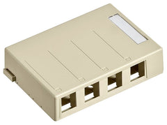 Leviton 41089-4IP Quickport 4-Socket Surface Mounting Box