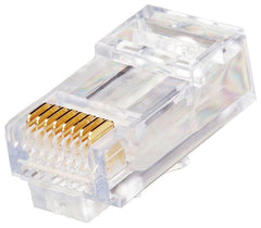 Leviton 47613-EZ6 EZ-RJ45 Cat 6 Plug, Clear