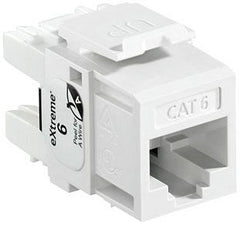 Leviton 61110-RW6 eXtreme Cat6 QuickPort Jack, White