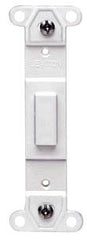 Leviton 80700-GY Gray Nylon No Hole Blank Toggle Wallplate Adapter