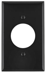 Leviton 80720-E Wallplate Standard Size 1-Gang 1.6 Inch Diameter