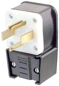 Leviton 9432-P Plug Black 125/250VAC 30A 3 4