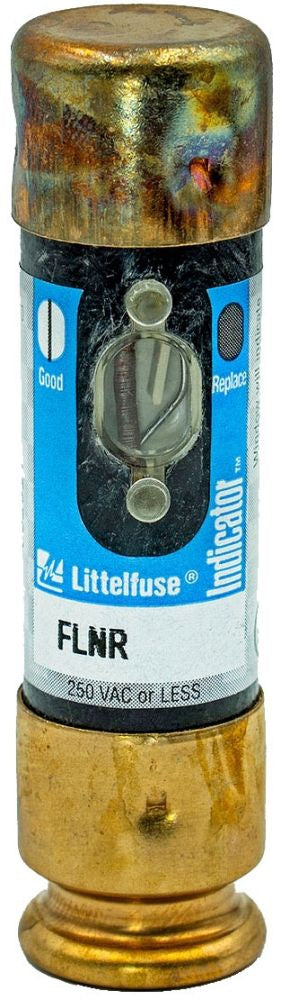 Littelfuse FLNR050ID 50 Amp 250 VAC 125 VDC Class RK5 Dual Element Time Delay Fuse with Indicator