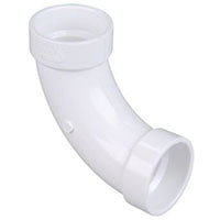 NIBCO K057000 4807LT 11/2 HXH 90 Long Turn Elbow PVC