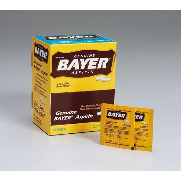 First Aid Only M4070 Bayer Aspirin 2 Pkg/50 Each