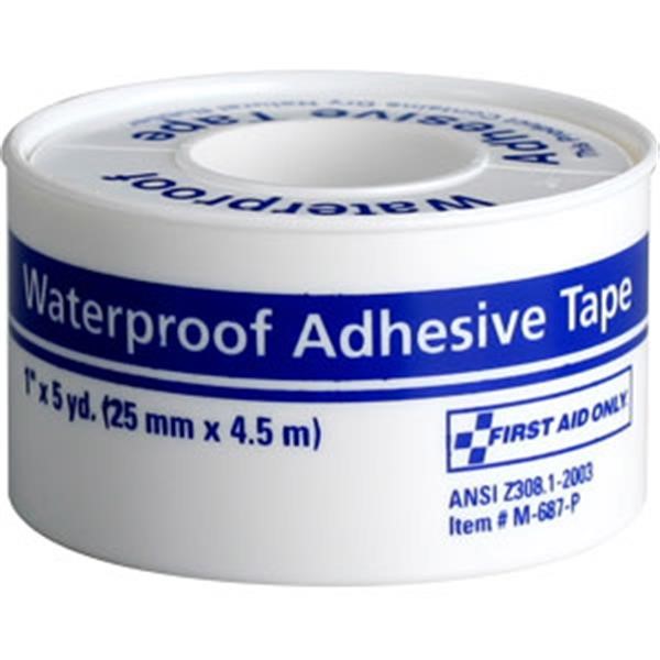 First Aid Only M687P Waterproof First Aid Tape 1 x 5 yd