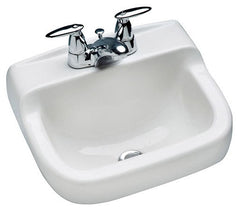 Mansfield Plumbing 1613NS-WHITE Wall Mount 16-1/8 x 13-1/4 x 9-1/2 Sink