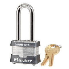 Master Lock 3LH 1-9/16 in Wide Laminated Steel Pin Tumbler Padlock w/ 2 in Shackle