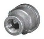 Matco-Norca MBCPR1009 3 x 2-1/2 FPT x FPT Class 150 Lead-Free Black Malleable Iron Reducing Coupling