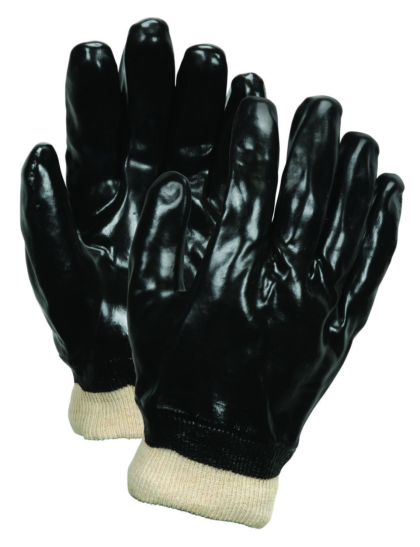 MCR Safety 6100 PVC Coated Work Gloves, Large