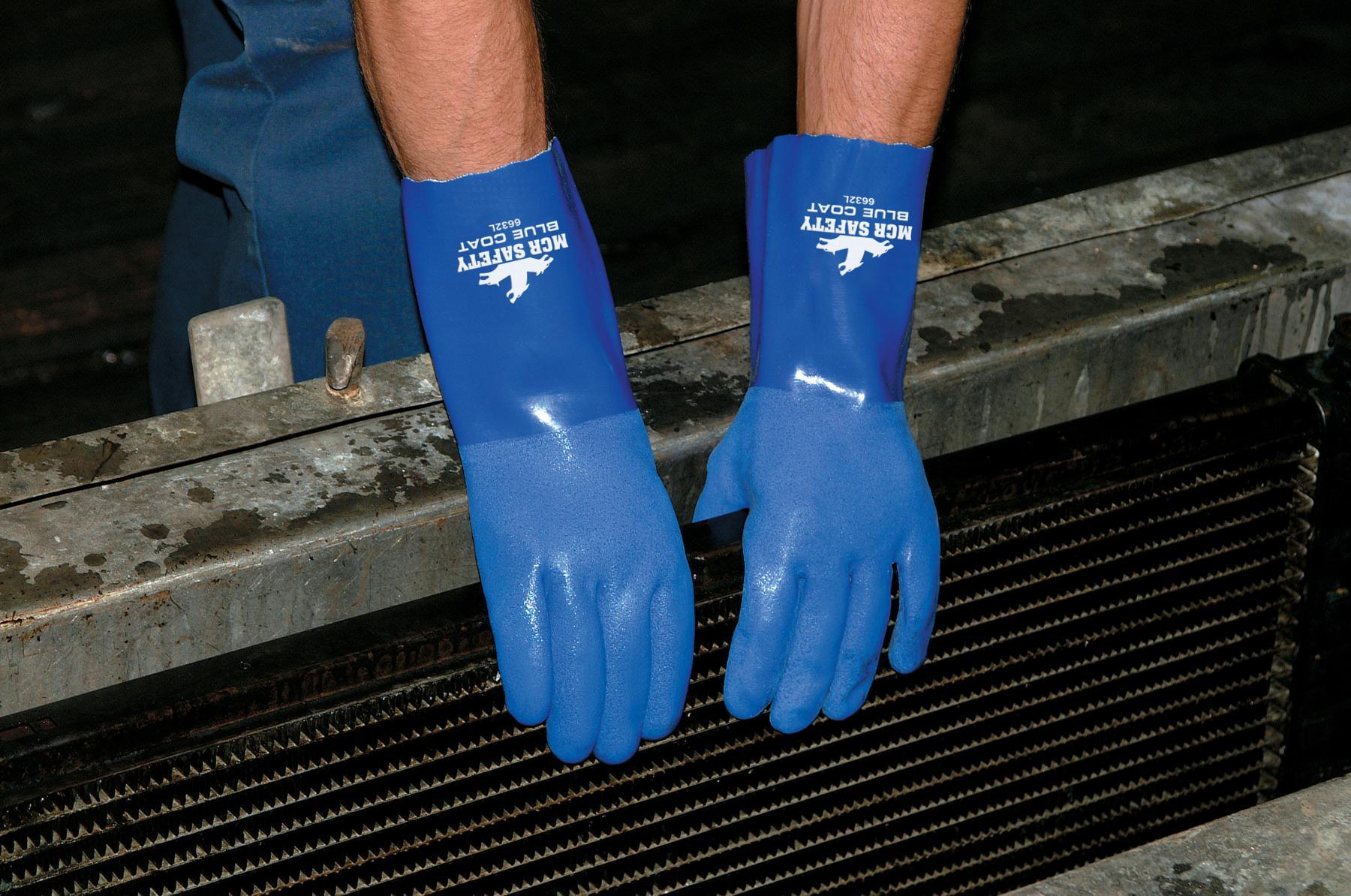 MCR Safety 6632L General Purpose Gloves PVC Palm Large