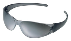 MCR Safety CK117 Checkmate Value Safety Glasses, Universal Size, Duramass Hard Coat, Silver Mirror Lens