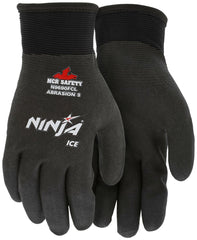 MCR Safety N9690FCL Ninja Ice HPT Fully Coated Insulated Gloves Large Black