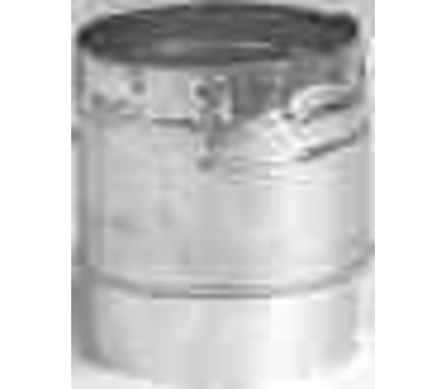 Metal-Fab 3MDC Round Draft Hood Connector, 3 in, Galvanized