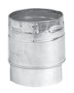 Metal-Fab 3MDC Round Draft Hood Connector, 3 in, Galvanized