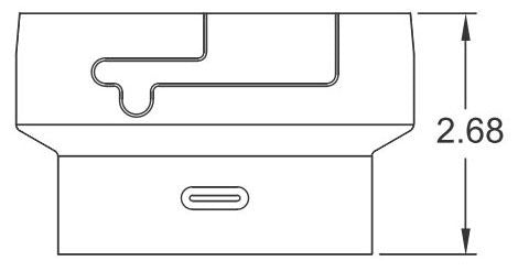 Metal-Fab 3MIN4 3 x 4, Double Wall Gas Vent Increaser