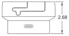 Metal-Fab 3MIN4 3 x 4, Double Wall Gas Vent Increaser