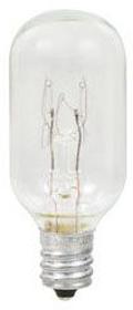 Sylvania 25T8C-120V Clear T8 Candelabra Lamp 25 Watt 120 Volt