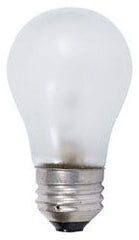 Sylvania 40A15/SL-120V/10082 Incandescent A15 Bulb Shape Appliance Safeline Inside Frost 40 Watt 120 Volt